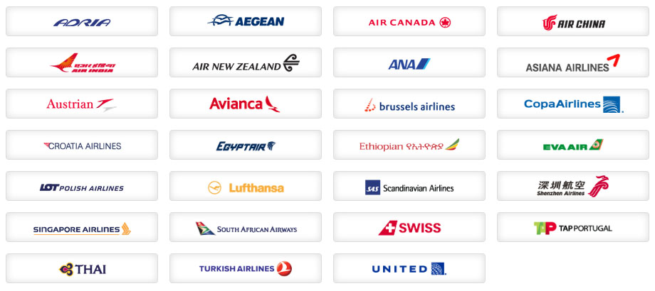 海外航空券情報 スターアライアンス加盟航空会社一覧表