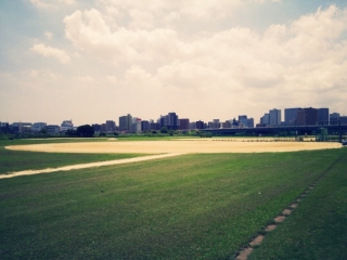 20140701多摩川六郷緑地野球場