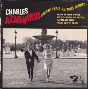 Charles Aznavour Paris au mois daout
