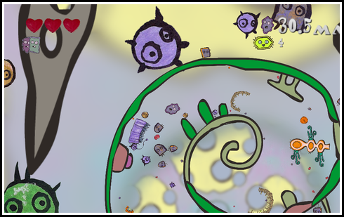 微生物の捕食ゲーム　Miopia