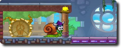 カタツムリを誘導するパズルゲーム　Snail Bob 7：Fantasy Story