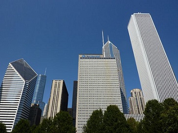 シカゴの高層ビル群