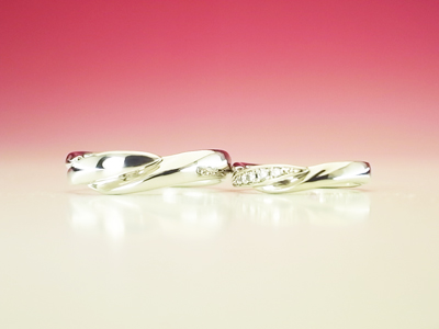 結婚指輪　ダイヤ　人気　デザイン