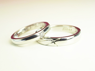 結婚指輪　ライン