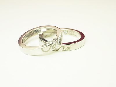 結婚指輪　オーダーメイド　ハート