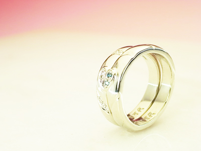 結婚指輪　可愛い　人気