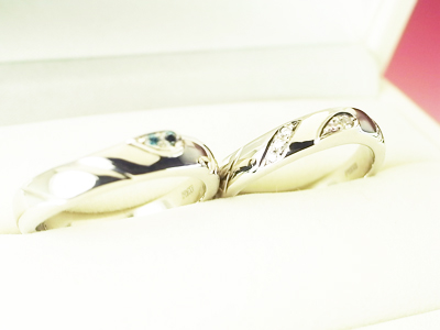 結婚指輪　パヴェ　人気