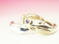 結婚指輪　K18ホワイトゴールド