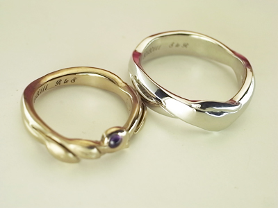結婚指輪　ゴールド　アンティーク