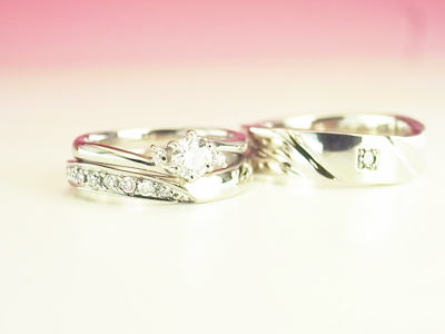 婚約指輪　結婚指輪　セット