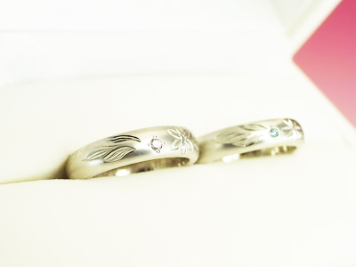 結婚指輪　オーダー　安　綺麗