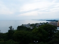 天守閣から見る琵琶湖