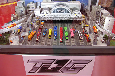 烈車戦隊トッキュウジャーの鉄道模型展示