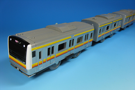JR南武線E233系 簡易改造プラレール ライト付き(1) にゃいっちぃと電車 