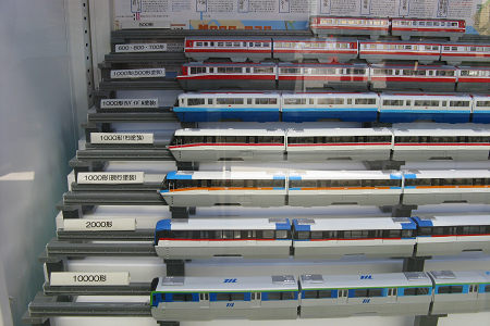 東京モノレールの鉄道模型
