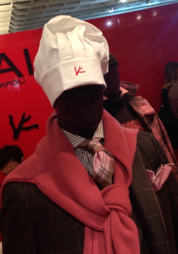 ISAIA_2014AW_ブラウン×ピンク